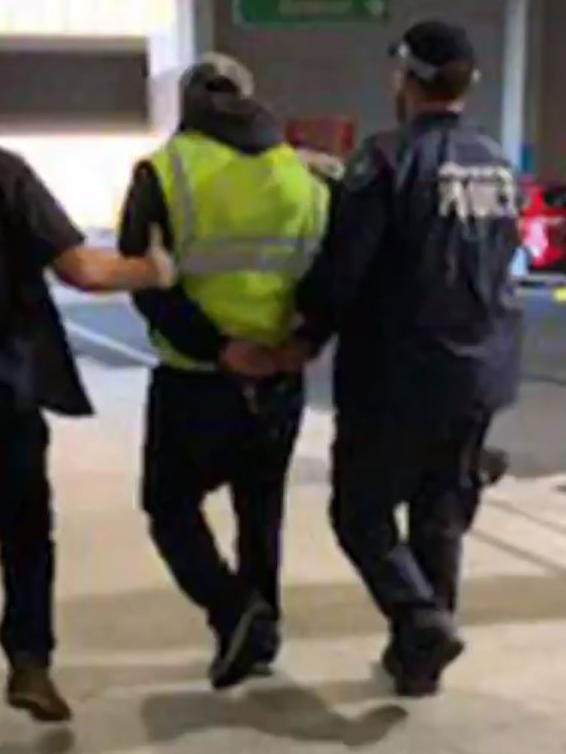 Mafiti was arrested at Sydney International Airport. Picture: NSW Police