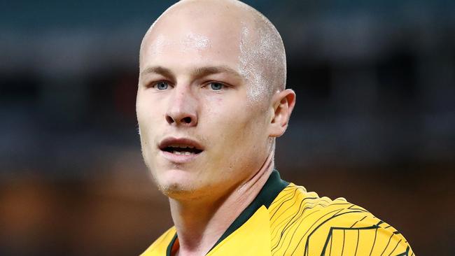 Aaron Mooy will be out for several months due to a knee injury. Picture: Getty