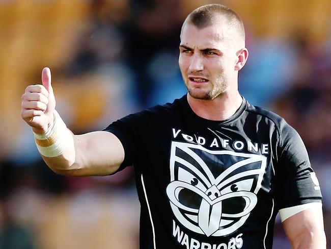AUCKLAND, NEW ZEALAND - APRIL 02:  Kieran Foran of the Warriors during warmups prior to the round five NRL match between the New Zealand Warriors and the Gold Coast Titans at Mt Smart Stadium on April 2, 2017 in Auckland, New Zealand.  (Photo by Anthony Au-Yeung/Getty Images)