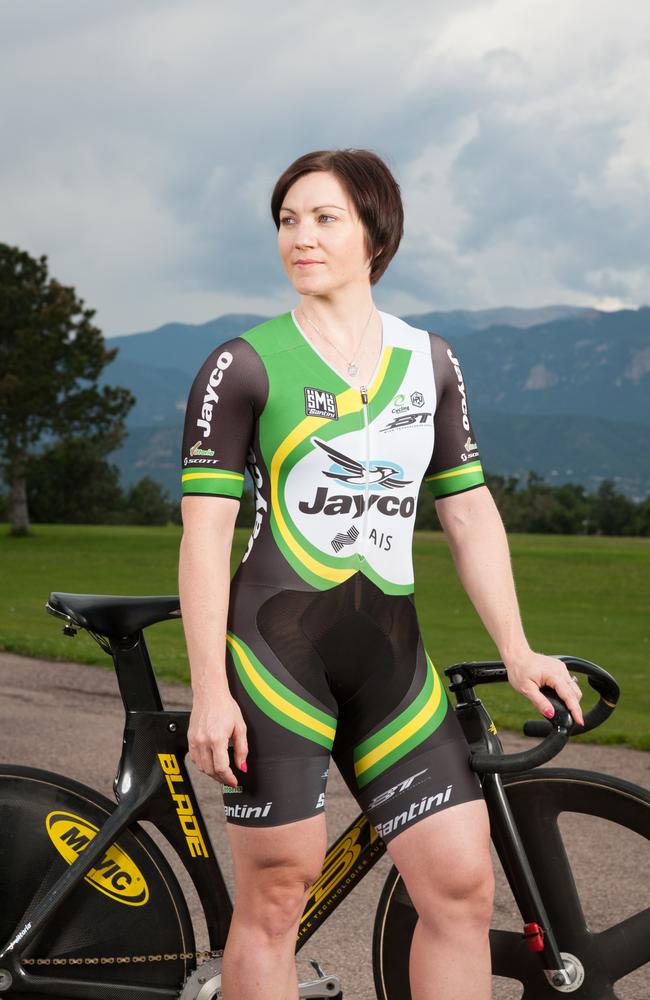 Aussie gun Anna Meares in Colorado Springs.