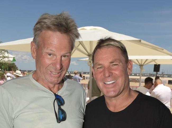 Shane Warne was a pillar of support to Sam Newman when he lost his wife.