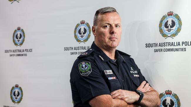 Assistant Commissioner Ian Parrott said 2023 had been a “heartbreaking” year for those affected by road trauma. Picture: Russell Millard