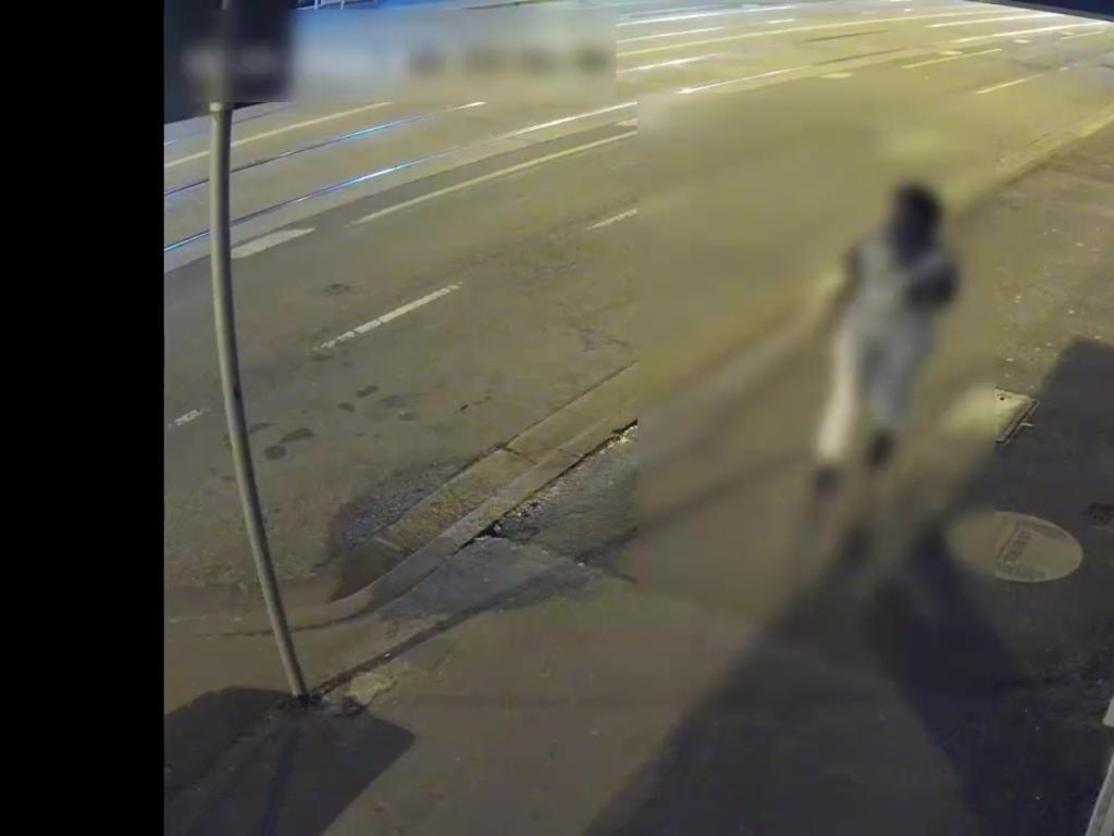 Stills from CCTV in relation to an attempted abduction in Hawthorn on November 22.