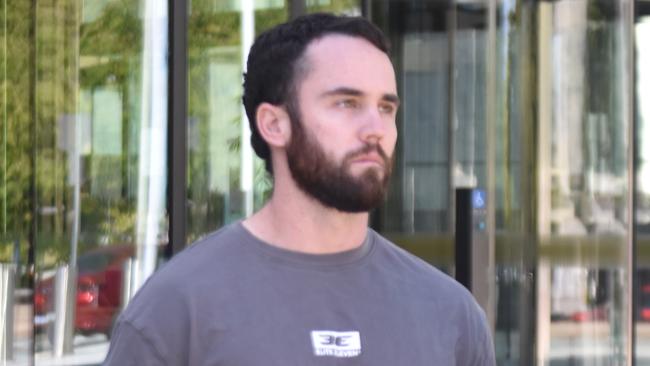 Daniel Robert David Jones leaving the ACT Magistrates Court after being granted bail on February 12, 2024. Picture: Sam Turner