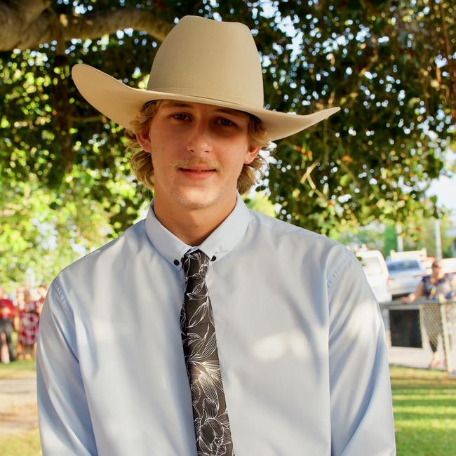 Wesley Jochheim at the Bowen State High School Year 12 Formal held on Friday, November 18, 2022.