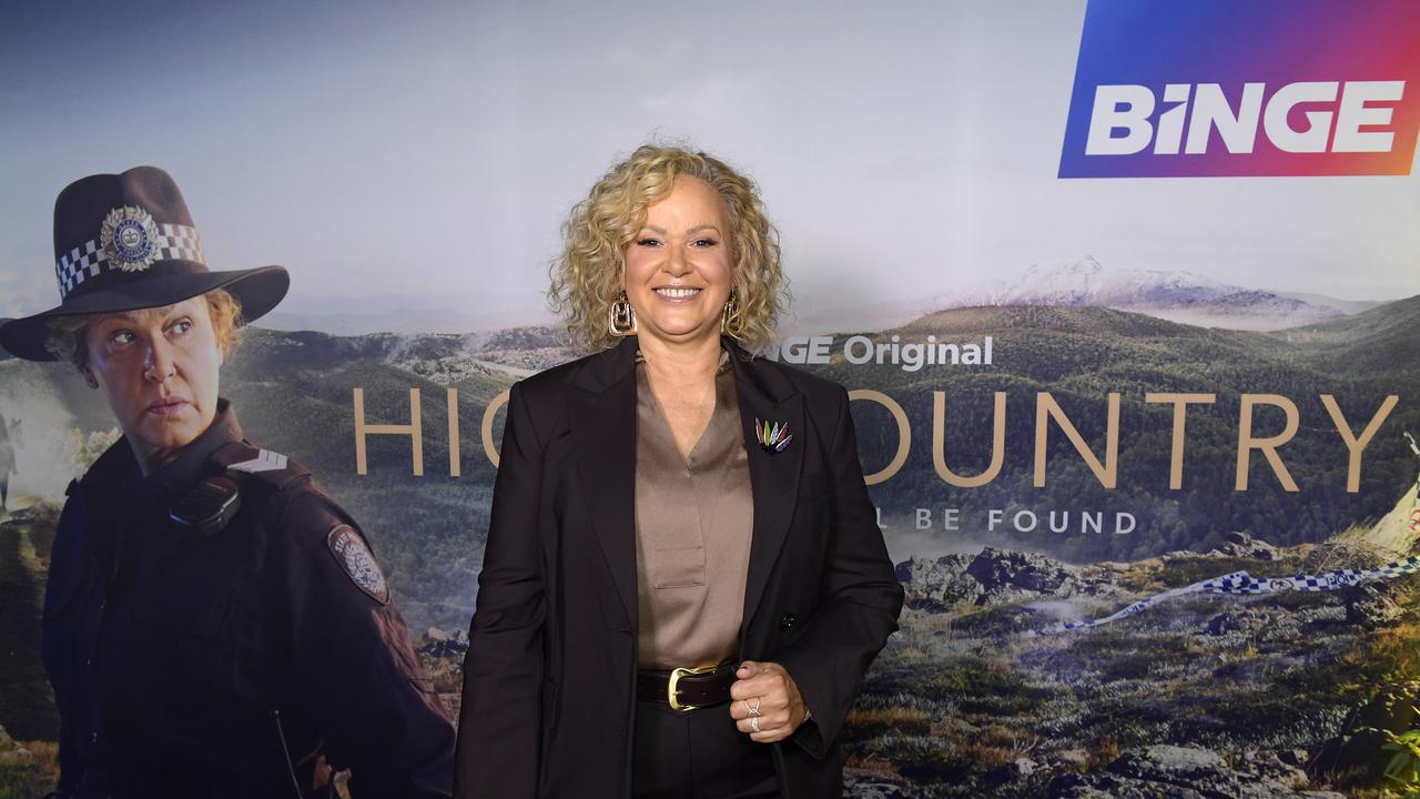 Leah Purcell leads the cast of High Country at world premiere in Melbourne on March 6. Picture: Martin Philbey