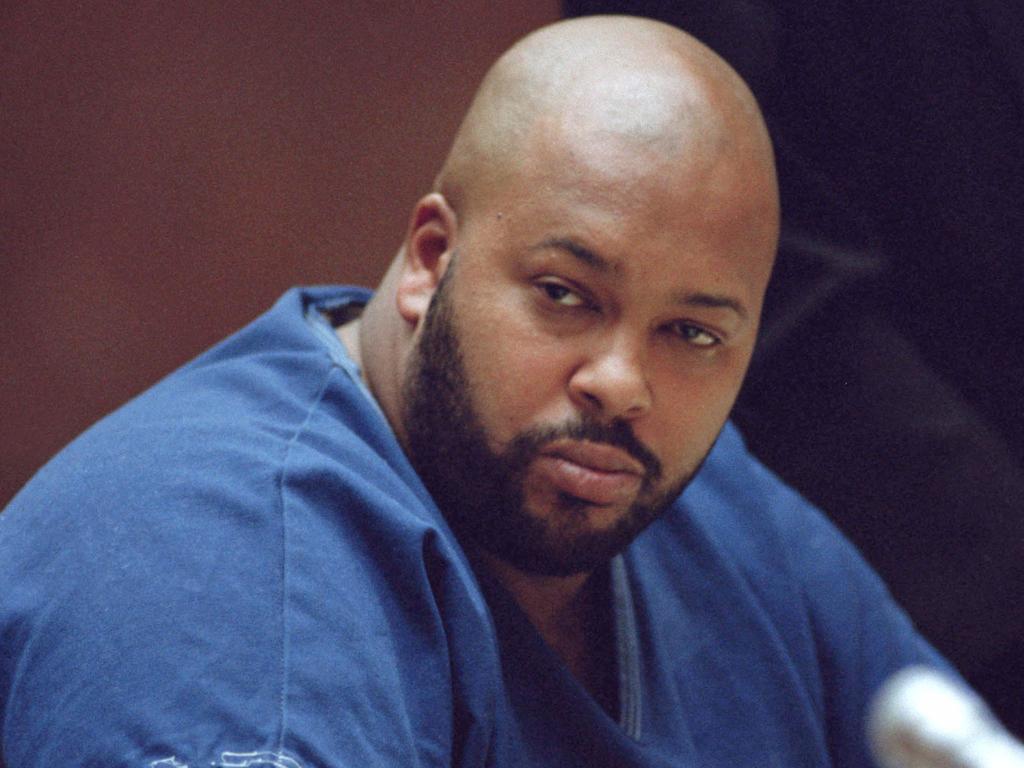 CEO of Death Row Records Marion ‘Suge’ Knight appears in Los Angeles Superior Court following the hearings on the murder of rapper/artist Tupac Shakur. Picture: Ted Soqui/Corbis via Getty Images