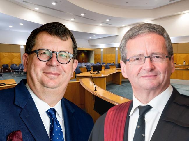 NSW chief justice Andrew Bell and Federal Court judge Ian Jackman.