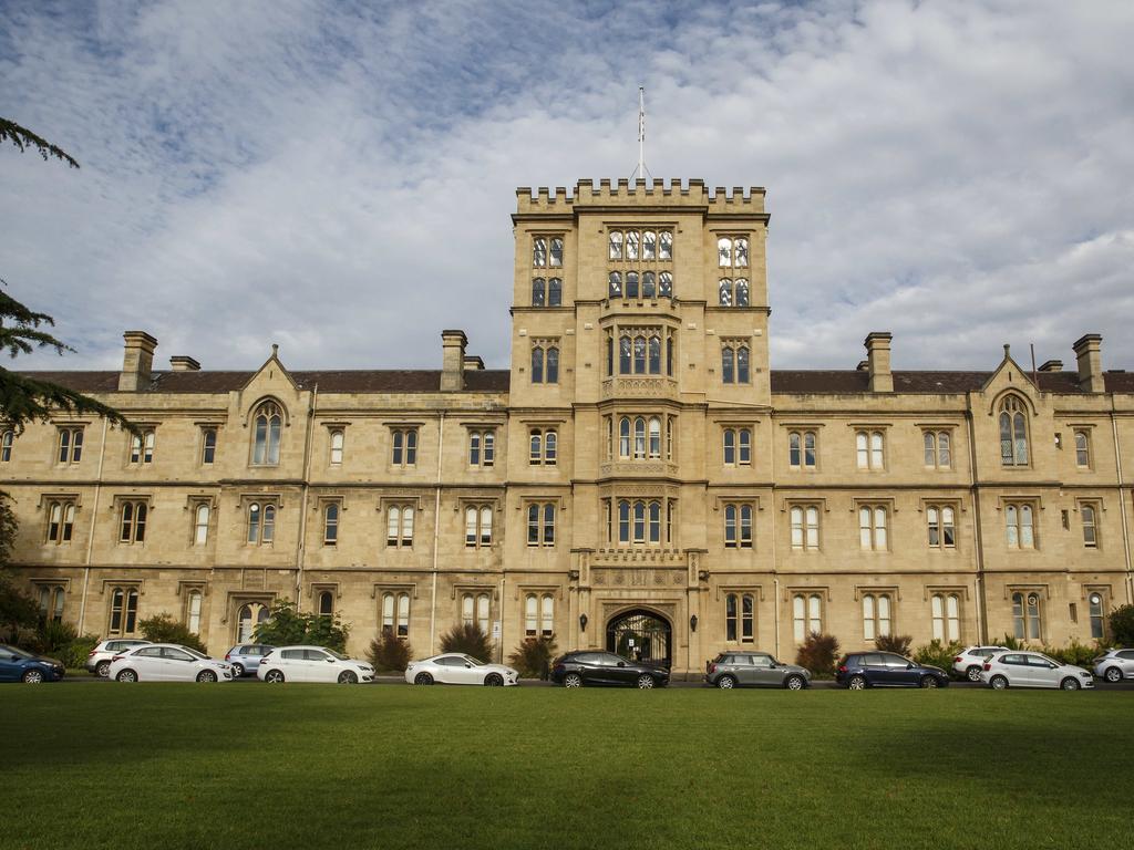 Queen's College, part of The University of Melbourne, in Melbourne. Picture: NCA NewsWire / Daniel Pockett