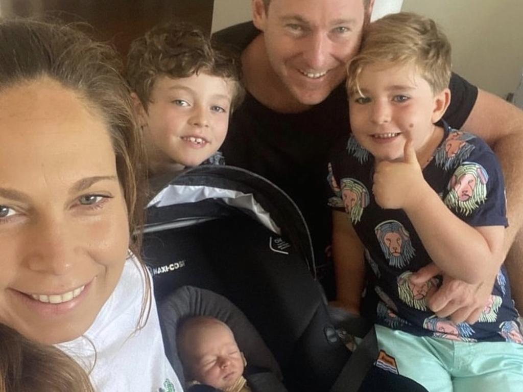 KIIS FM host Jase Hawkins welcomes third son | Herald Sun