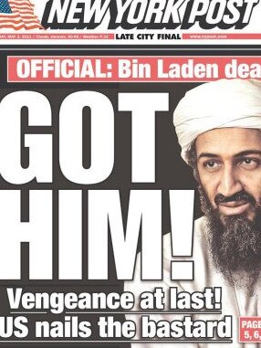 News of bin Laden’s death was cheered in the US.