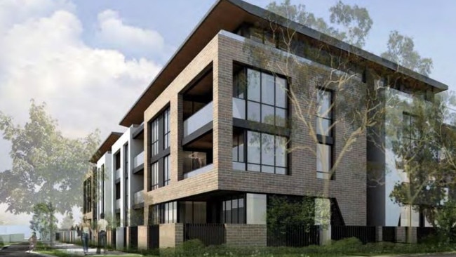 An artist’s impression of how the aged care complex may look. Picture: Group GSA