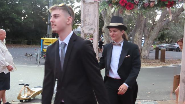 Vincent Doo and Kade Fuller at the Hervey Bay State High School formal.