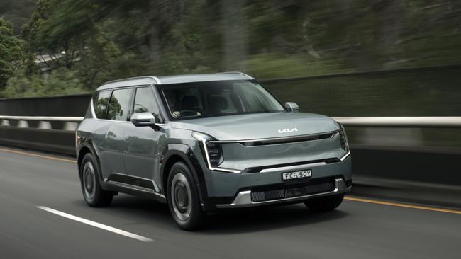 Kia’s EV9 is the only electric seven-seater on sale. Picture: Supplied.