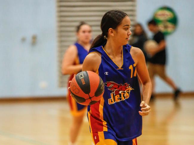 Laleeta Das in Darwin Basketball Women's Round 18: Lightning v Jets. Picture GLENN CAMPBELL