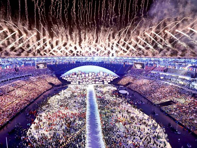 The Rio Olympics opening ceremony in 2016. Picture: Reuters