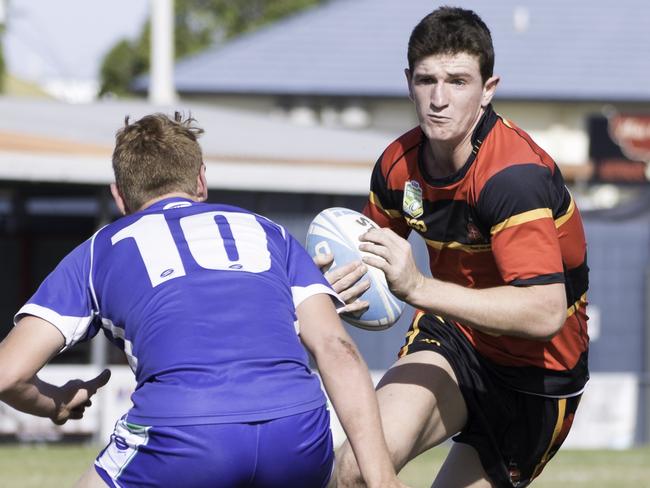 Ben Condon during his schoolboys footy days with Rockhampton Grammar. Photo: David Thomson