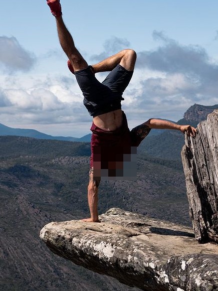 The risks some visitors take at the scenic lookout.