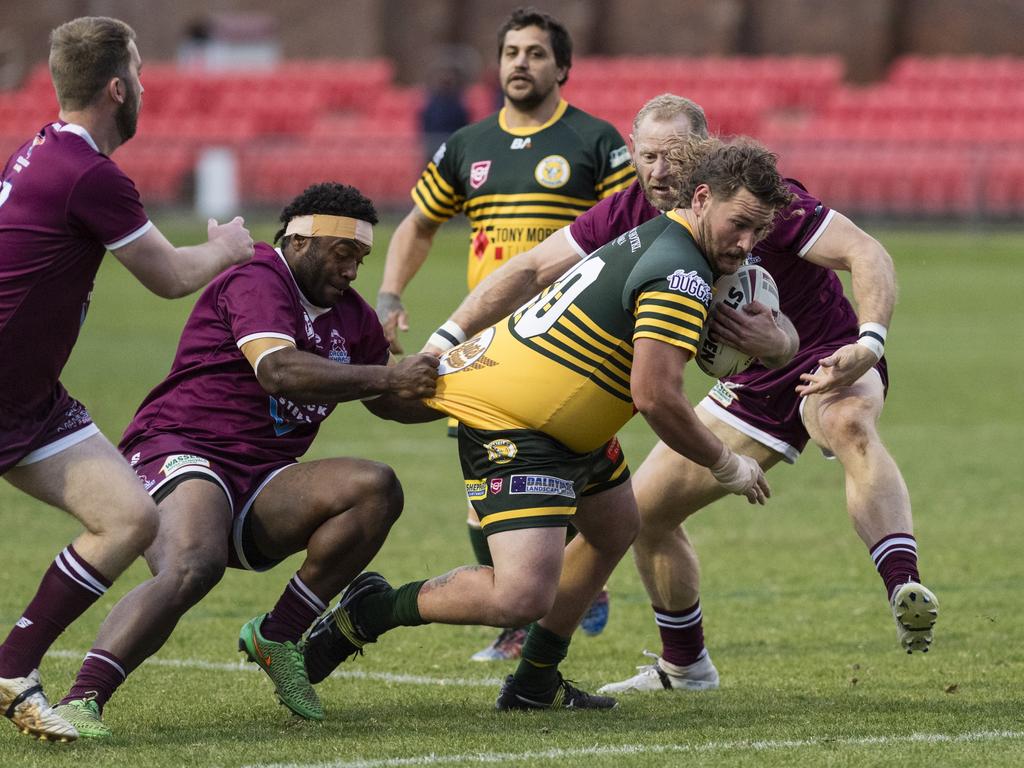 Wattles against Dalby. Picture: Kevin Farmer.