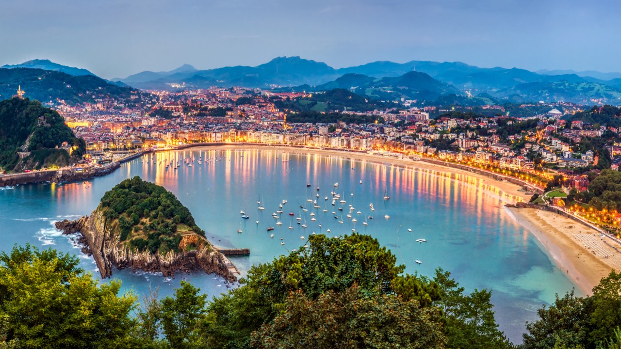 <h2><span>Eat up in San Sebastian</span></h2><p><span>This resort town is only 60 square kilometres but it is home to eight Michelin starred restaurants. It is also the world capital of pintxos - think delicious morsels held together by toothpicks&nbsp;and impaled on a slice of crusty bread. Add a golden scythe of beach and you&rsquo;ll soon be wondering what you need to do to extend your stay. Of course, you want to head to where the locals eat instead of the tourist places and this chef-led five hour exploration will leave you super sated. Wash down your serve of crispy pigs ear with a Crianza from the La Rioja wine region.</span></p><p class="button-common"><a title="https://travel.escape.com.au/activities/chef-led-walking-pintxo-tour-of-san-sebastin-1679889" href="https://travel.escape.com.au/activities/chef-led-walking-pintxo-tour-of-san-sebastin-1679889" target="_blank" data-cta="https://travel.escape.com.au/activities/chef-led-walking-pintxo-tour-of-san-sebastin-1679889" data-editable="true">Book here</a></p><p>&nbsp;</p>