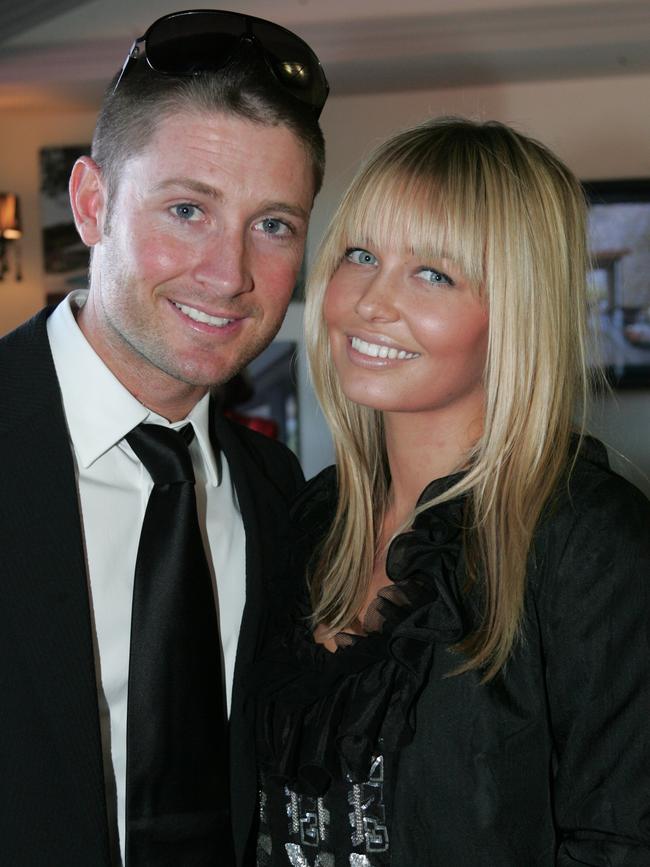 Clarke and Bingle in The Emirates enclosure during 2008 Doncaster Day at Royal Randwick.