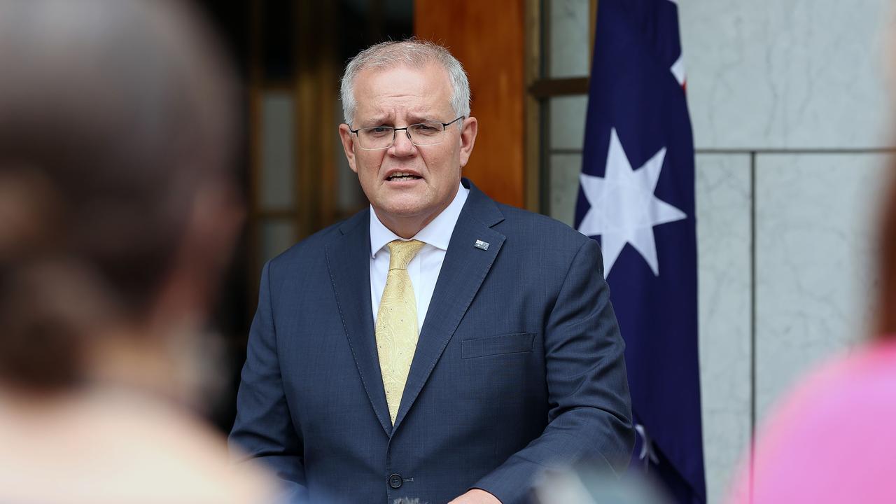 Scott Morrison says more economic support is on the way for flood-ravaged communities. Picture: NCA NewsWire / Gary Ramage