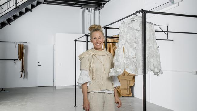 Lisa Brown will use it for her luxury fashion designs. Picture: Jerad Williams