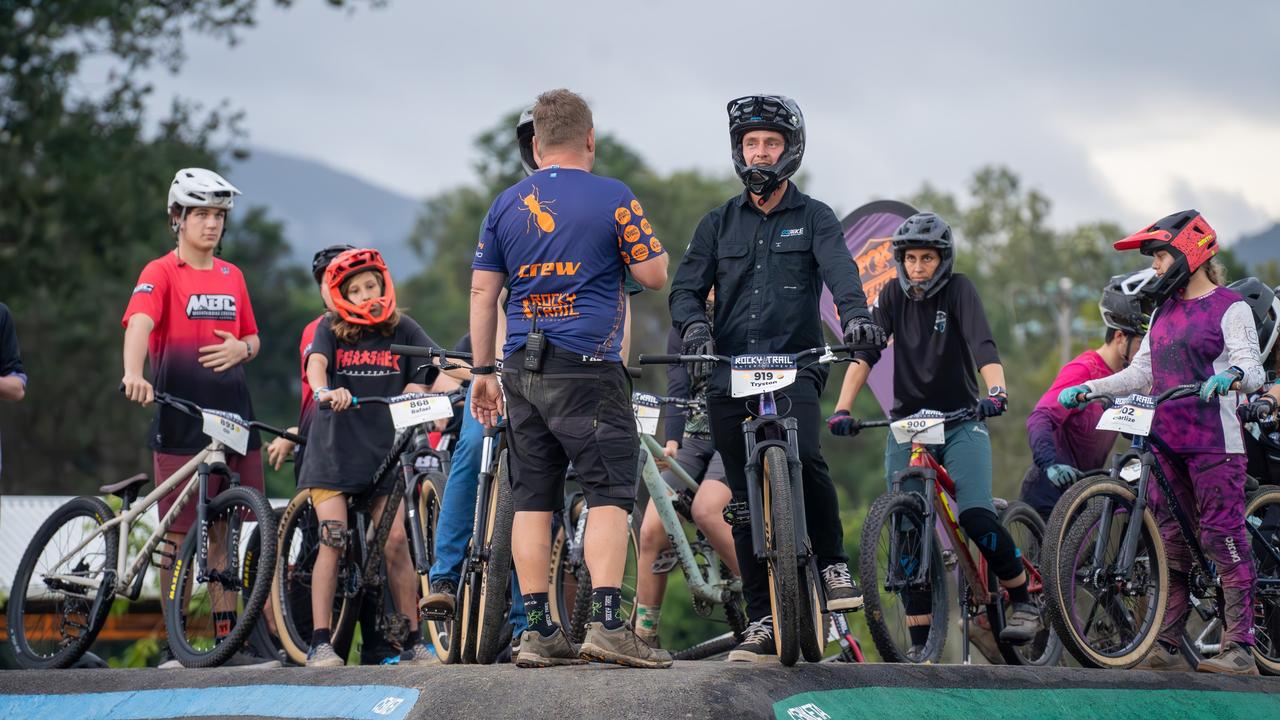 Mountain bike riders from across Australia descended on the Pioneer Valley at the weekend for the inaugural Rocky Trail Entertainment Fox Superflow at Finch Hatton in July, 2024. Picture: Rocky Trail Entertainment