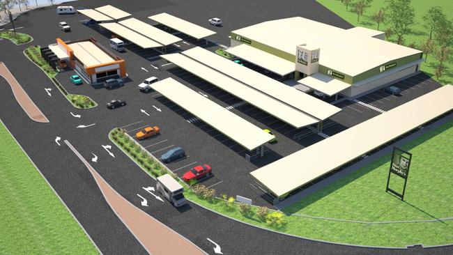 Dan Murphy's concept plan for its proposed Darwin store