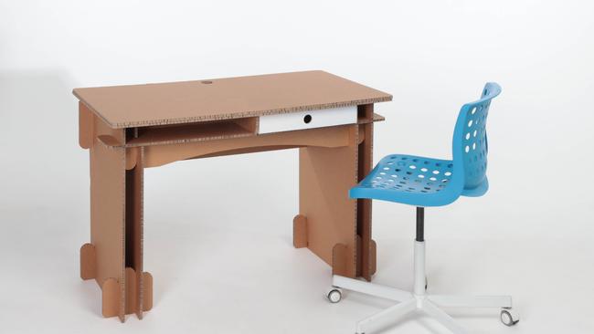 Benn Murphy’s Build-A-Desk - sustainable, easy to build and at your place in 48 hours. Picture: Supplied