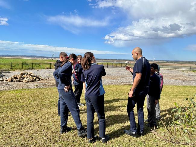 The kids are encouraged to enter STEM pathways, and shown the kind of jobs which will be available at the airport. Picture: Supplied