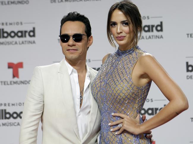 Singer Marc Anthony and his wife Shannon de Lima have announced that they are divorcing after a two-year marriage. Picture: AP / Alan Diaz