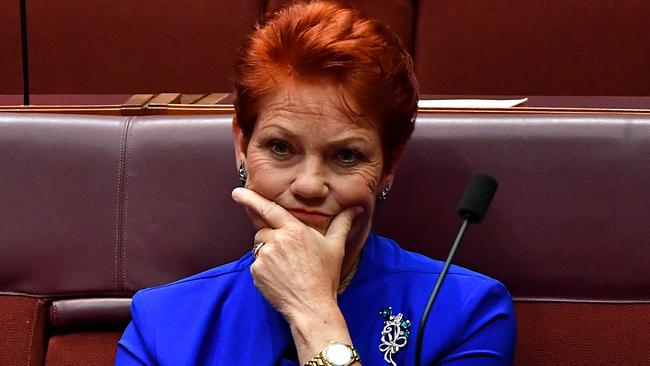 Pauline Hanson says she “doesn’t get” why Indigenous Australians have asked tourists to stop climbing Uluru. Picture: AAP/Sam Mooy