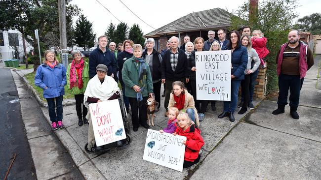 A four-storey apartment building in Ringwood East, which angered residents, was one of the planning applications rejected by Maroondah Council and then overturned by the Victorian Civil &amp; Administrative Tribunal. Picture: Steve Tanner