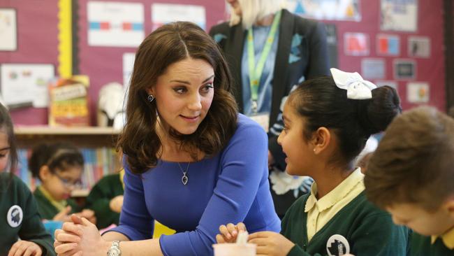 Kate came into her own by launching several charitable campaigns for children, including mental health initiative Heads Together. Picture: Jonathan Brady/Getty Images