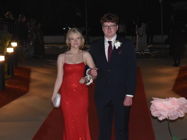 Ewan Willett and Felicity Nolan at Assumption College Warwick formal