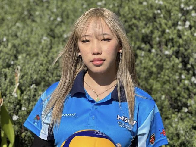 Julia Ho will compete for the NSW U15s girls at the School Sport Australia U15s Volleyball Championships. Picture: Contributed