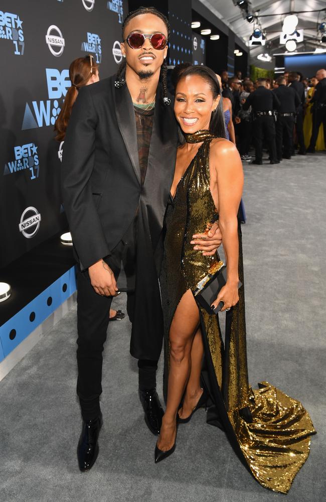 August Alsina and Jada Pinkett Smith at the 2017 BET Awards. (Photo by Paras Griffin/Getty Images for BET)