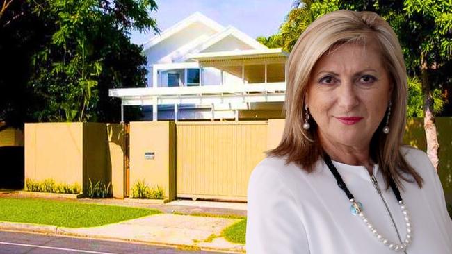 Sarina Russo owns an exclusive $2 million house at Griffith St, New Farm. Picture: Graphic Images: Courier-Mail