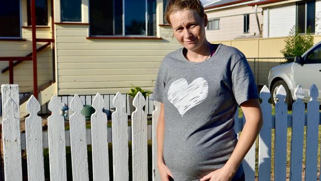 Warwick resident and mum-to-be Mel Burgis has been disheartened by the rental crisis.