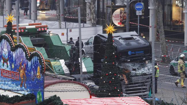 Security agencies are on high alert across Europe after a suspected terrorist drove a truck into a crowded Christmas market in Germany, killing 12 people and injuring at least 48 more. Picture: Michele Tantussi/Getty Images