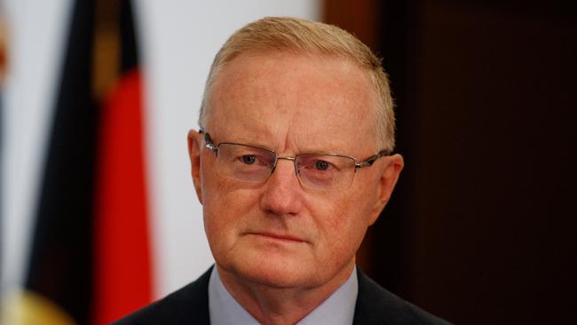 SYDNEY, AUSTRALIA - NewsWire Photos APRIL 20, 2023: Reserve Bank of Australia Governor Philip Lowe during a press conference on Thursday at the RBA following the release of government recommendations. Picture: NCA NewsWire / Nikki Short