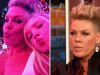 Pink holds back tears sharing parenting advice