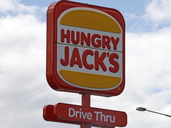 BRISBANE, AUSTRALIA - NewsWire Photos JANUARY 20, 2023: General views and stock images of retail outlets. Shown is a Hungry Jacks. Picture: NCA NewsWire/Tertius Pickard