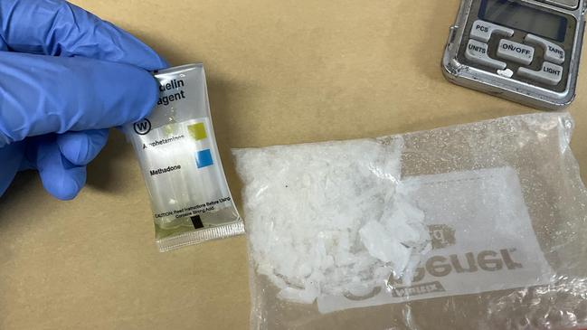 Two men have been charged with 11 drug-related offences following investigative search warrants conducted across Zilzie on February 6. Supplied: Queensland Police Service