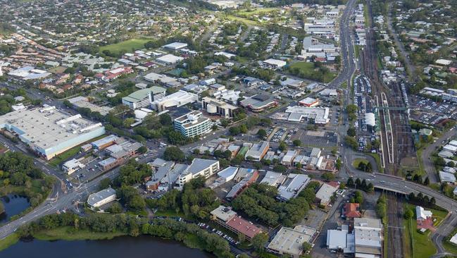 Aerial photo of Caboolture which makes up a significant section of the Federal seat of Longman