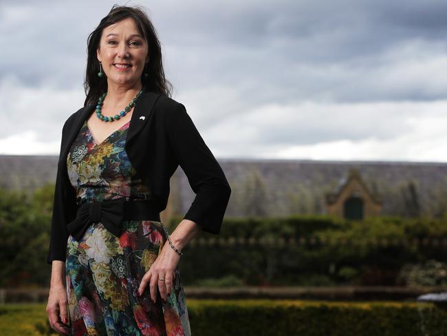 2017 Tasmanian Australian of the Year, speech pathologist Rosalie Martin at Government House after receiving her award Picture: LUKE BOWDEN