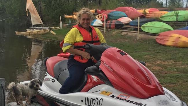 Carolyn Reynolds at Lake Bennett in happier times. Picture: Facebook