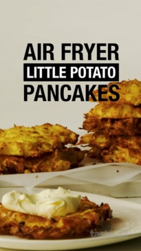 Air fryer little potato pancakes