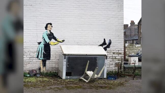 Banksy confirms ‘Valentine’s day mascara’ mural | Herald Sun